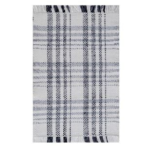 Handwoven Dhurrie Rug-Legend 6361-Ivory/Ash Grey-60x90cm
