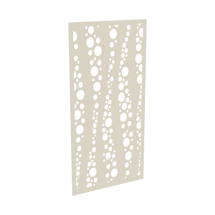 ProtectorAl 300-1200 x 1201-2400mm Surfmist Bubbles Unframed Solid Aluminium Decorative Panel 