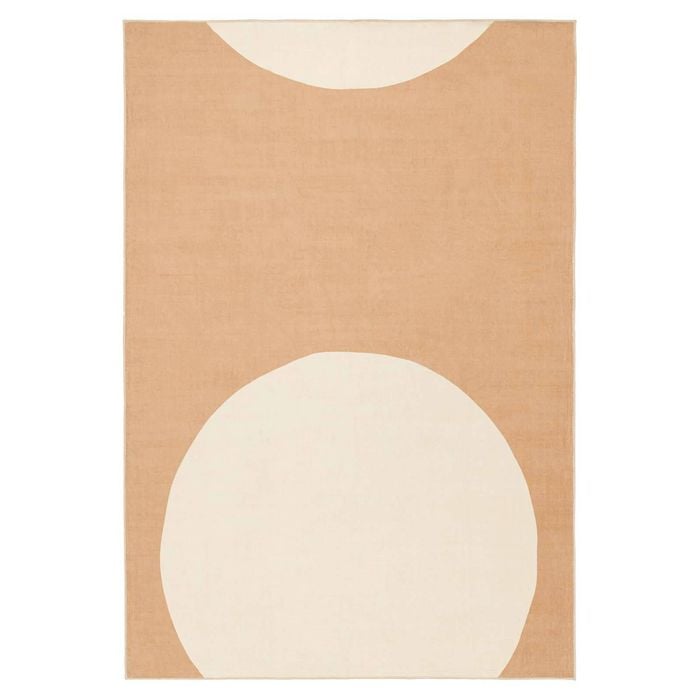 Loopsie-220cm X 150cm-lugo Printed Orange Washable Rug