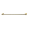 Barelli Piazza Single Towel Bar 90cm Brushed Gold