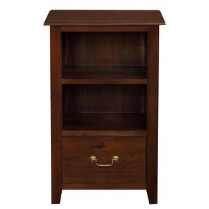 Centrum Furniture Tasmania 1 Drawer Lamp Table - Mahogany