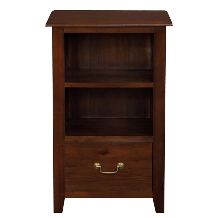 Centrum Furniture Tasmania 1 Drawer Lamp Table - Mahogany