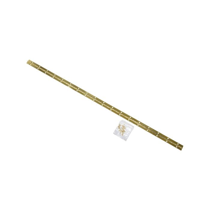 Taskmaster 915 x 27mm Polished Brass Continuous Hinge