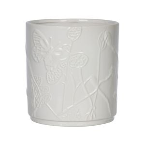 Northcote Pottery 16cm Springtime White Pot