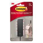 Command Medium Matte Black Single Hook - 1 Pack
