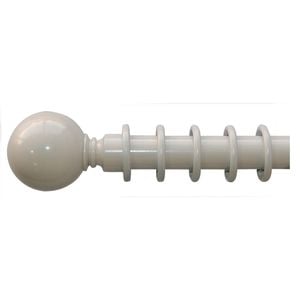 Windoware Admire 120 - 210cm Canvas Cloth Ball Finial Expandable Rod Set