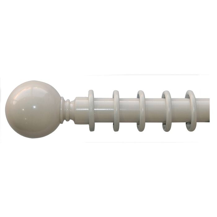 Windoware Admire 120 - 210cm Canvas Cloth Ball Finial Expandable Rod Set