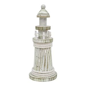 LVD MDF 19cm Wash Lighthouse Figure Decor Small - White