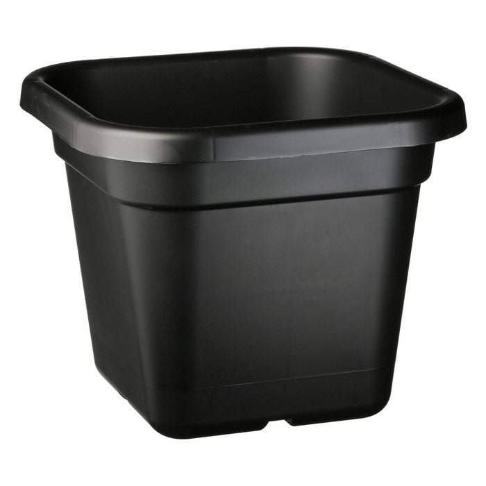 IP Plastics 44L 46cm Charcoal Square Pot