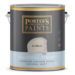 Porter's 4L Rubble Eggshell Finish Broadwall Washable Paint - 4L