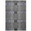 Handwoven Woollen Rug-Bushra 6324-Charcoal/Ivory-160x230cm