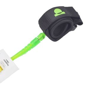 Summer Vibes Bodyboard Wrist Coil Leash - Green Fluro