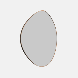 Future Glass Starla Pebble Mirror - 900 x 700mm - Antique Brass