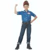 Rosie WW2 Female Workers 1940s Icon Vintage Child Girls Costume XL