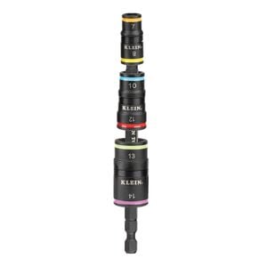  Klein 6-in-1 Impact Rated Flip Socket Set Metric