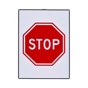 Sandleford 450 x 600mm Plastic Stop Sign