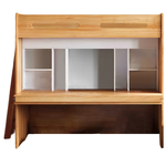EzSpace Single Size Wooden MO Loft Bed With Ladder