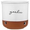 Ladelle Eco 10cm Terracotta White Garlic Vault Food Storage