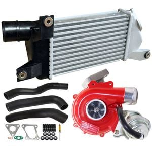 Gen1 High Flow Turbo Charger With 50mm Intercooler & Hoses For Mitsubishi Challenger 4d56 2.5l 2wd Vt10