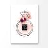 Floral Fashion Perfume Bottle Print 100% Australian Made 90x120cm (Stretched Canvas)