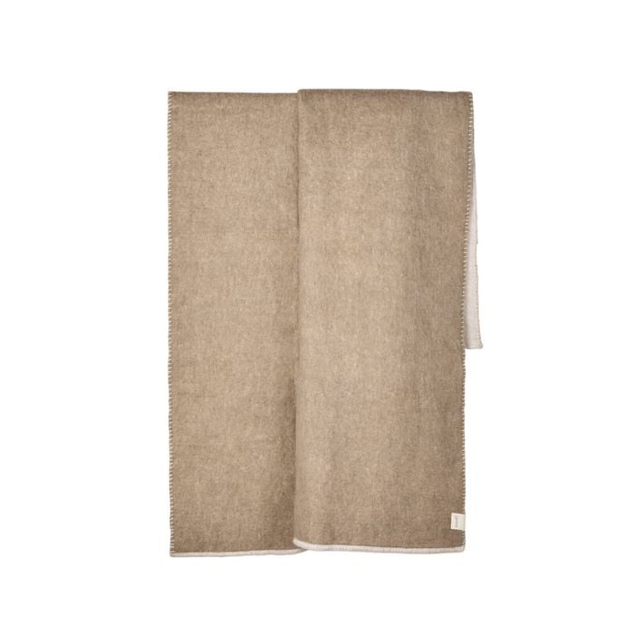 Amalfi Avalon Stitch Throw Natural 130x180cm