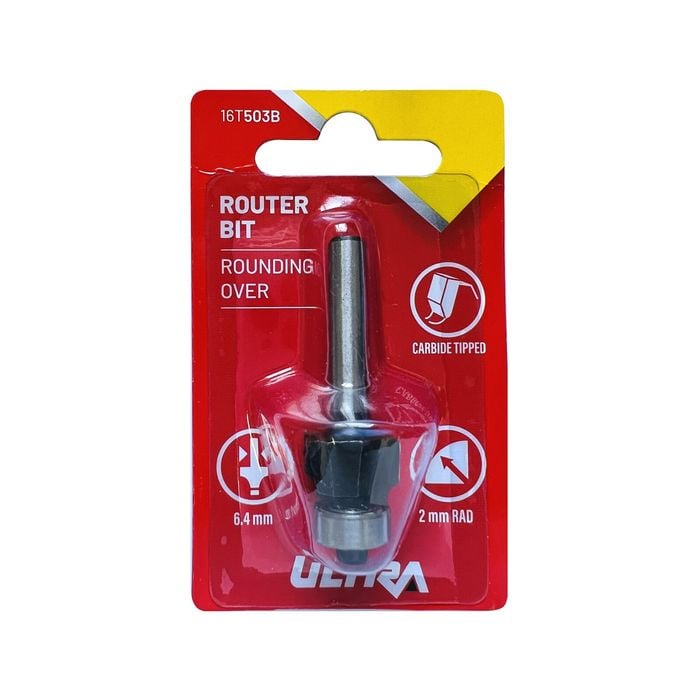 Ultra 6.4 x 2mm Rounding Over Router Bit Bunnings Australia