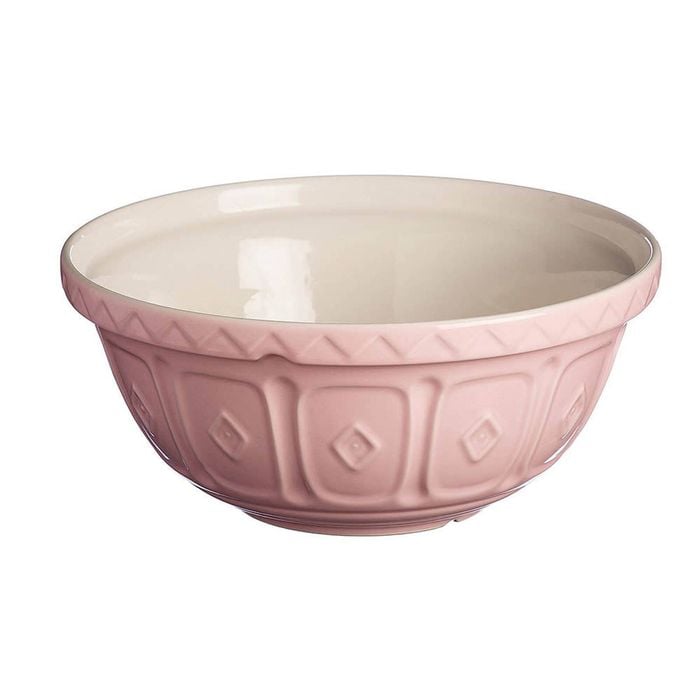Colour Mix Earthenware Mixing Bowl /4l Powder 16x16x9cm Pink Mason Cash