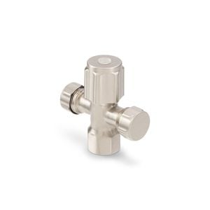 Brasshards 2 Way Cistern Tap 15mm x 15mm Brushed Nickel Lead Free