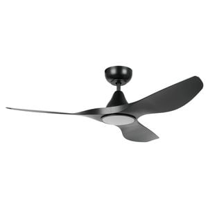 Eglo Surf 48" Dc Fan Led Tri-col Black