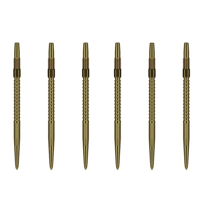 2x 3pc Target Swiss FireDart Point Dart Replacement Spare Tip 30mm Gold