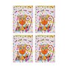 4x Maxwell & Williams Donna Sharam Kaleidoscope Tea Towel Ginger 50x70cm