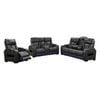 3R+2R+1R Electric Recliner LED Air Leather Dark Grey
