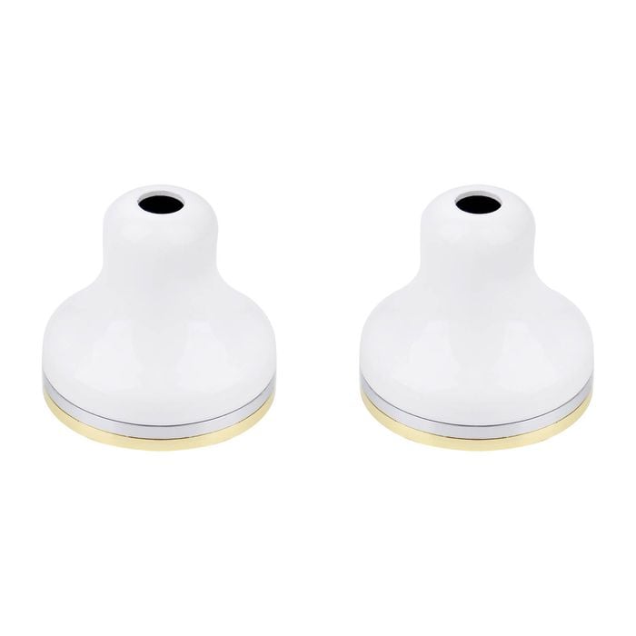 Shaw & Mason Shaw & Mason White Brass Basin Flange