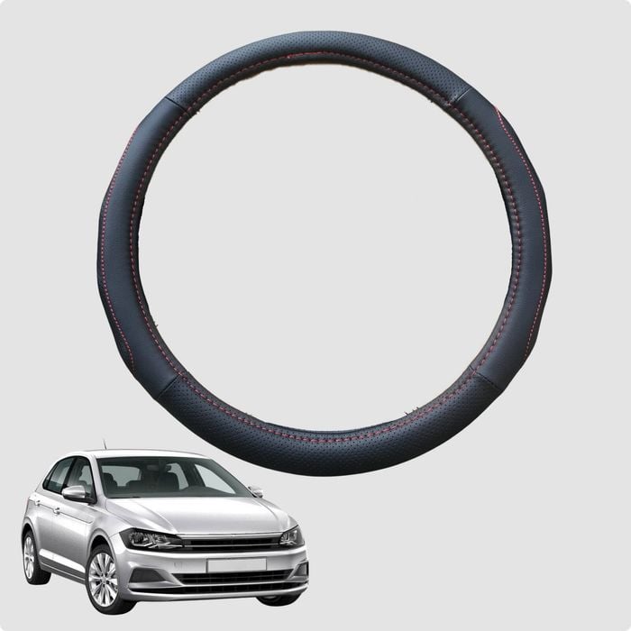 Steering Wheel Cover for VolksWagen Polo 2018-Current (MK6) 38CM | Circle