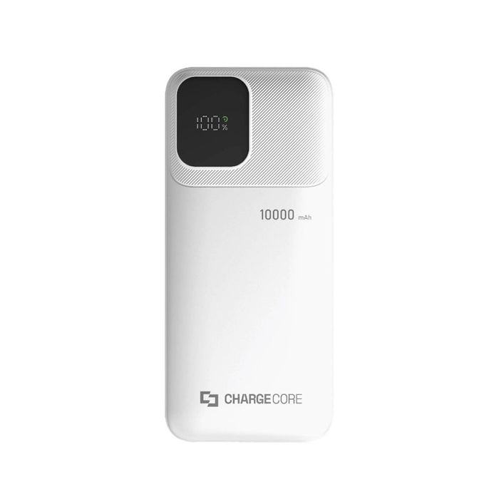 ChargeCore LiFePO4 Powerbank 10000mAh (White)