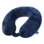 Milleni Memory Foam Comfort Ergonomic Air Travel Neck Pillow Neck Support Flight  Blue