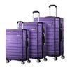Mazam 3PCS Luggage Suitcase Set TSA Lock Purple