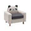 Costway Kids Sofa Wood Children Armrest Chair Grey