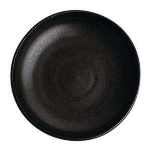 Olympia Canvas Coupe Bowl Delhi Black 230mm 6 Pack Dinnerware Tableware Hospitality Supplies
