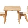 QTOYS Danish Square Table and 2 Chairs
