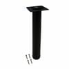 Adoored 30 x 230mm Black Round Table Leg