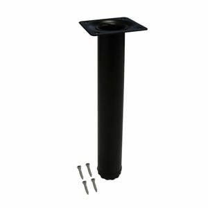 Adoored 30 x 230mm Black Round Table Leg