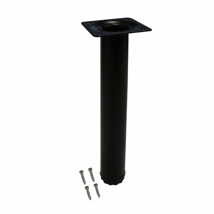 Adoored 30 x 230mm Black Round Table Leg