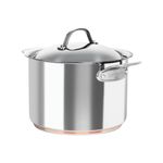 Chasseur Le Cuivre Stock Pot with Lid 24cm / 7.6L Stainless Steel