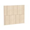 Kaboodle 900mm Almond Oak Modern 2 Drawer Panels