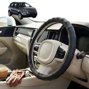 Australian Goose Steering Wheel Cover for Ford EcoSport 2012 - 2020 Circle Black