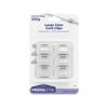 Permastik Large Clear Cord Clips - 6 Pack