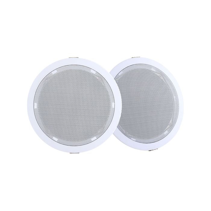 2 x 6" In Ceiling Wall Speakers Home 80W