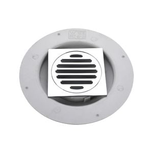 Kinetic 100mm Puddle Flange Kit Square Grate