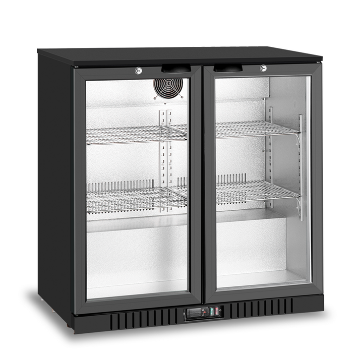 Atosa 2 Swing Door Back Bar Cooler Bb-208hec